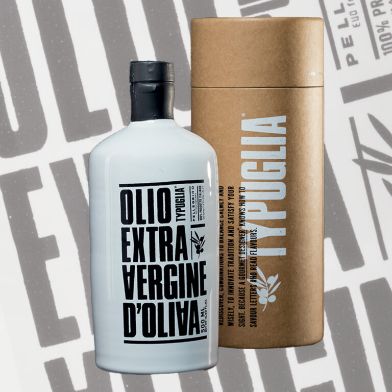 Olio Extravergine di Oliva TYPUGLIA Bianco – Orcio lt 0,50