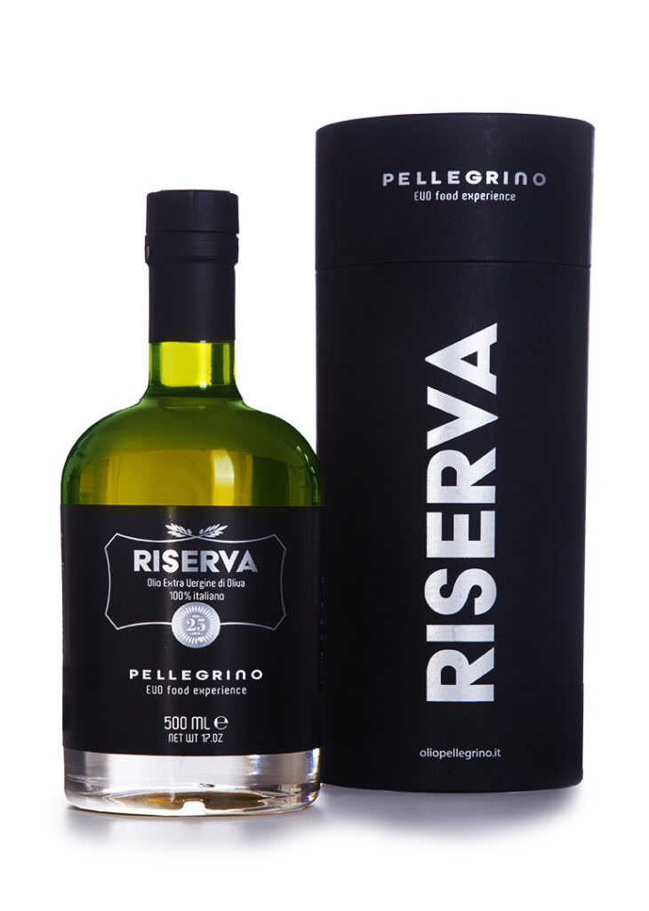 Olio Extravergine di Oliva RISERVA 25° - Bottiglia lt 0,50 Olio Evo